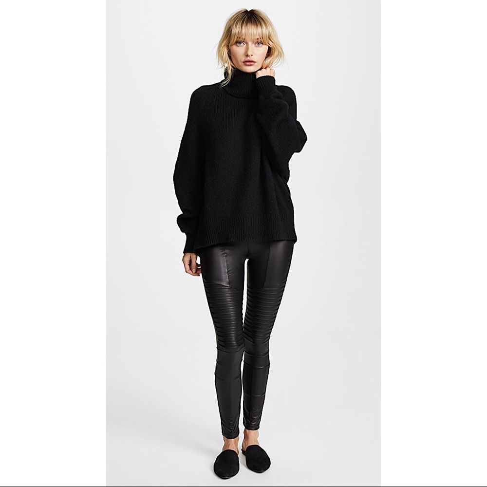 Fleece Lined Liquid Moto Legging